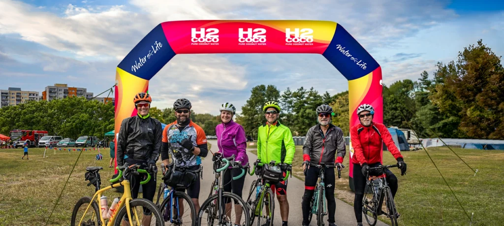 Custom Inflatable Arch For Cycling Competitions