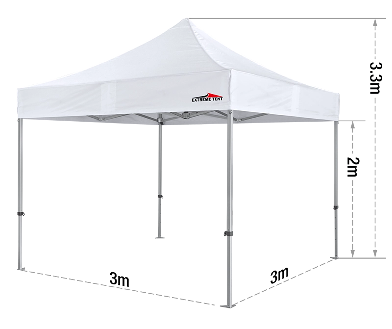 SQU40 Aluminum Commercial 3x3M