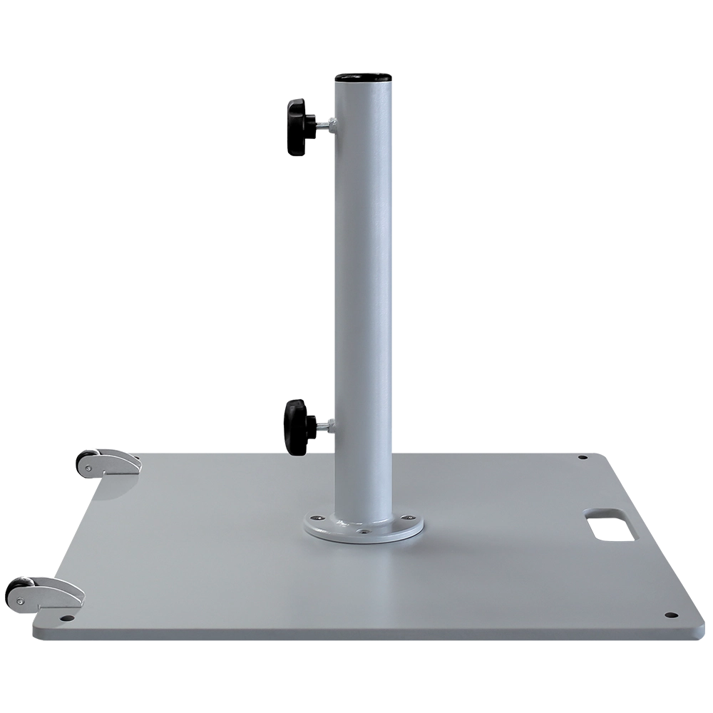 Wheeled-Removable-Steel-Base-77lb-Gray