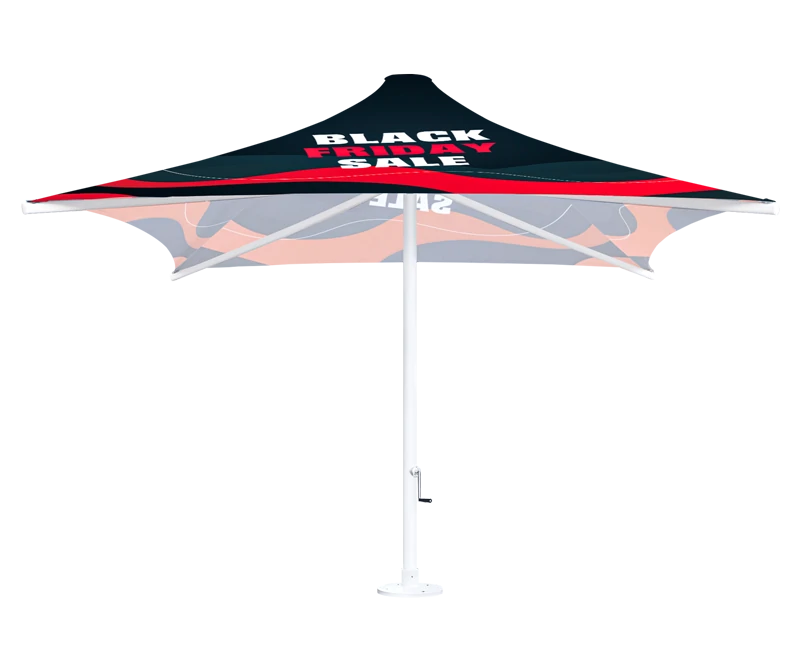 Custom Printing Heavy Duty PVC Umbrella 4M