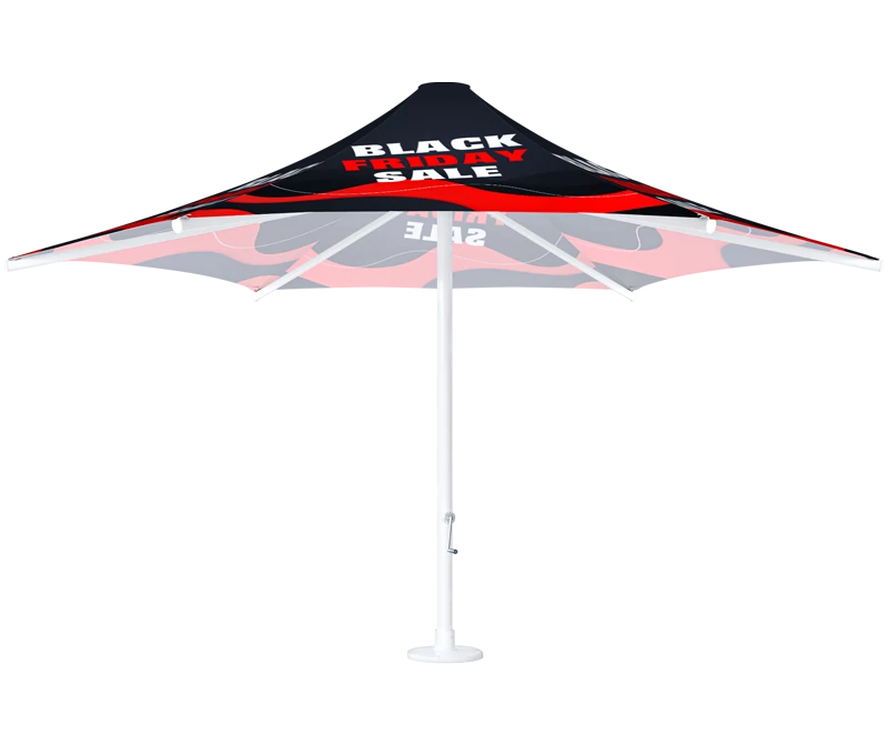 Custom Printing Heavy Duty PVC Umbrella 5M