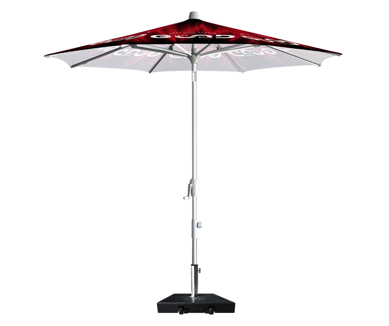 Custom Printing Tilt Patio Umbrella 2.3M