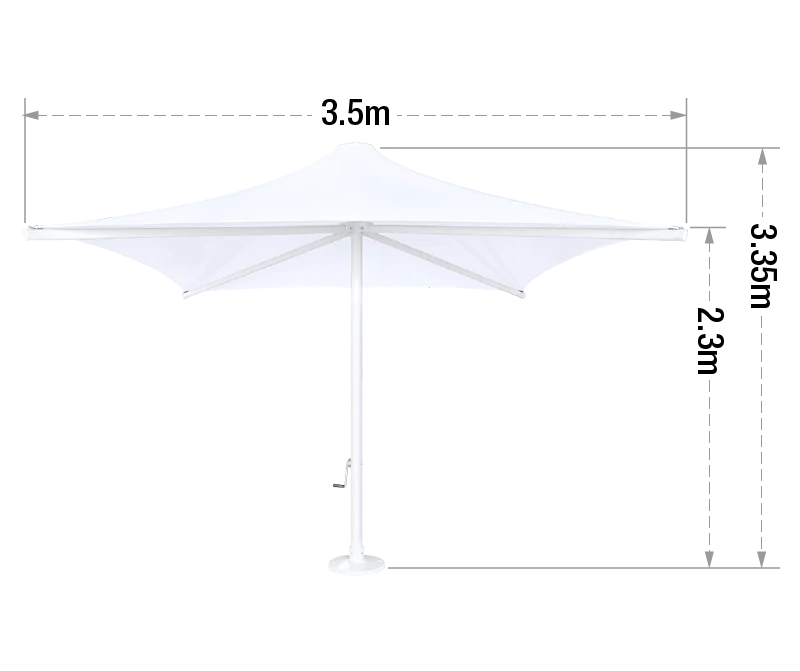 Heavy Duty PVC Umbrella 3.5M