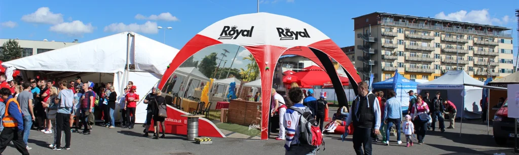 Hexagonal Inflatable Tent Banner