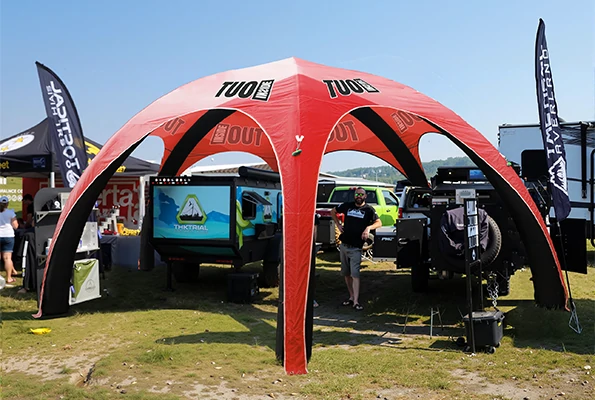 Hexagonal Inflatable Tent Custom Printing