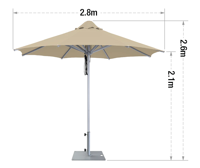 Market Umbrella 2.8M