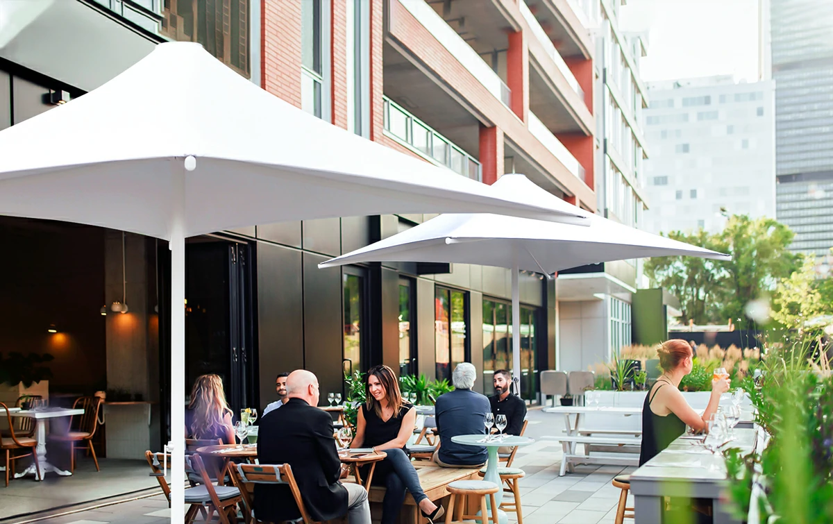 Plain Heavy Duty PVC Umbrella