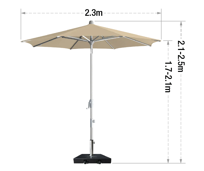 Tilt Patio Umbrella 2.3M