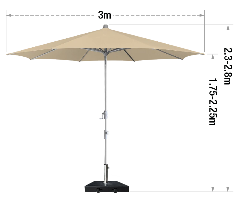 Tilt Patio Umbrella 3M